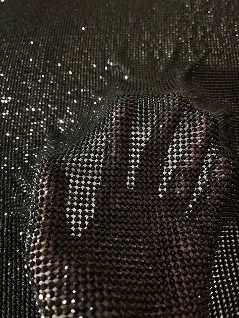 metal mesh fabric crystal|Shop Online Chainmail Fabrics .